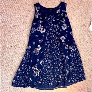 Blue Floral Dress